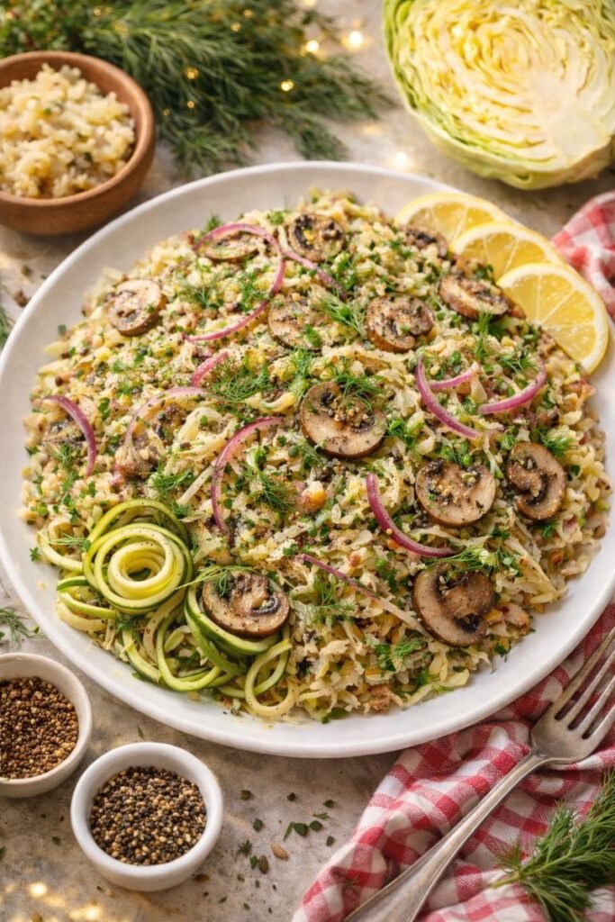 🥬 Raw Bigos (Hunter’s Stew–Inspired Slaw)